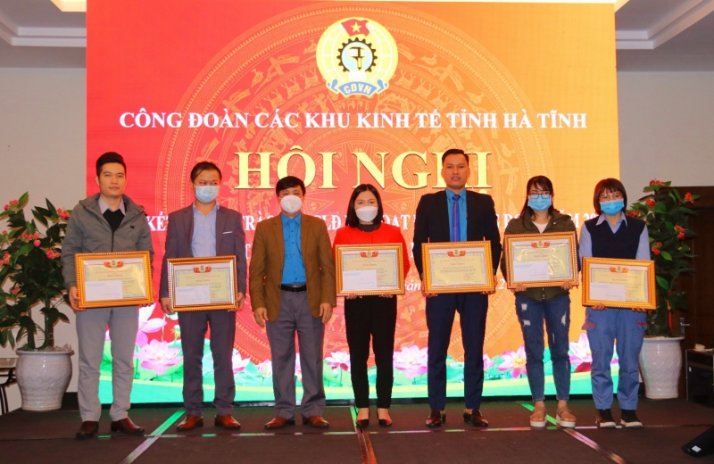 CĐ các Khu kinh tế tỉnh: Tổng kết hoạt động công đoàn năm 2021, triển khai nhiệm vụ năm 2022